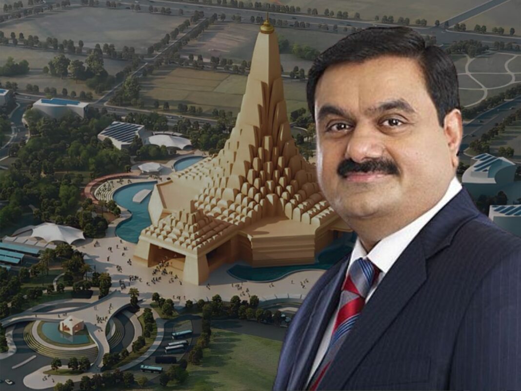 Adani Cement Achieves Milestone Completing Raft Foundation For Umiya Dham Temple