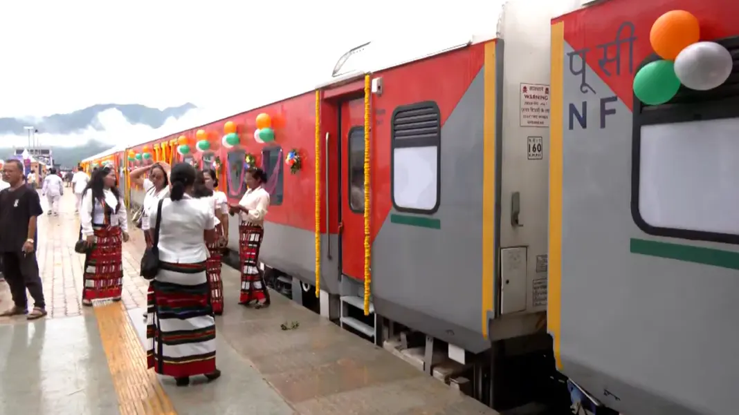 Mizoram gets first Delhi rail link as PM visits Manipur