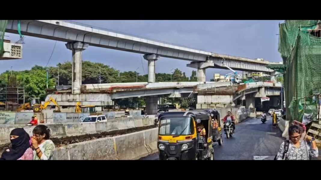 Pune Flyover Baner Shivajinagar Wing To Open In November Easing Traffic Woes