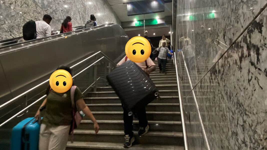 Mumbai Commuters Criticise Metro Line 3 For Missing Escalators And Elevators At Airports
