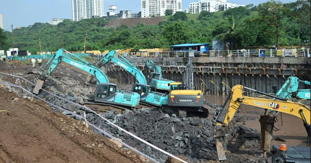 Municipal Commissioner Reviews Coastal Road VDBLR And GMLR Tunnel Project Progress