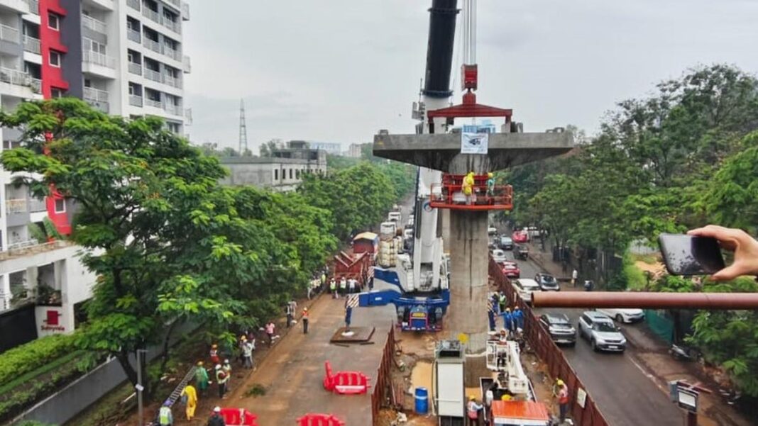 Kochi Metro Begins Girder Installation On ₹1957 Crore Pink Line Extension