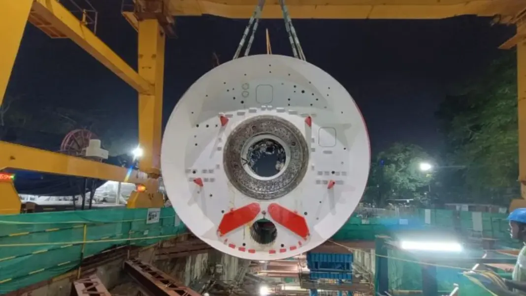 Chennai Metro Phase 2 TBM Bhavani Completes RK Salai Breakthrough