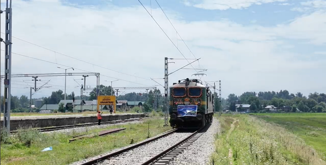 Kashmir Receives Its First Freight Train Connecting Gujarat To The Valley