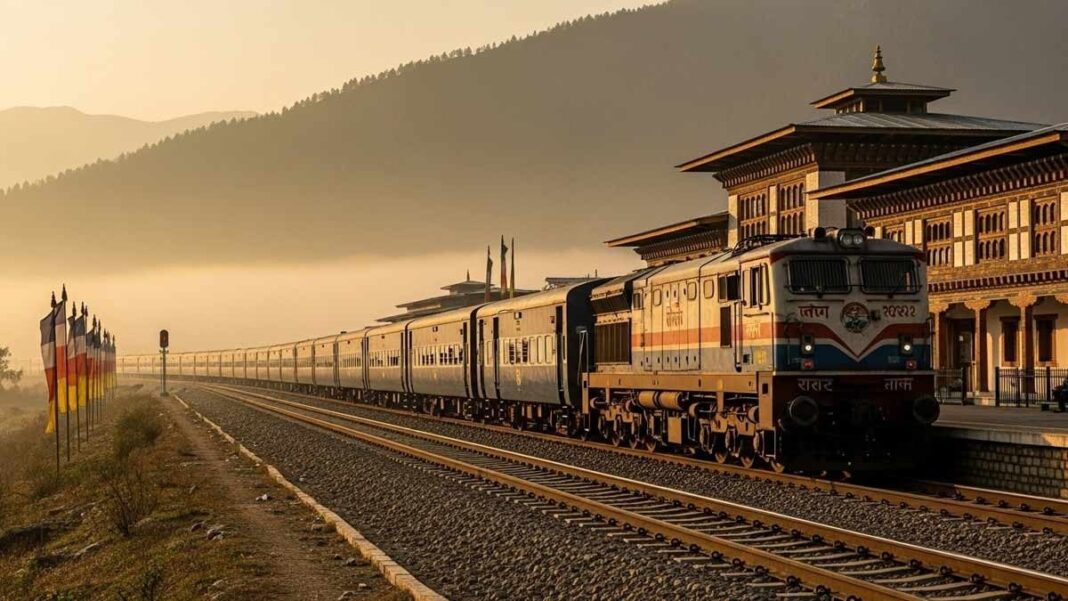 India and Bhutan To Build First Cross Border Railway Lines Boost Trade