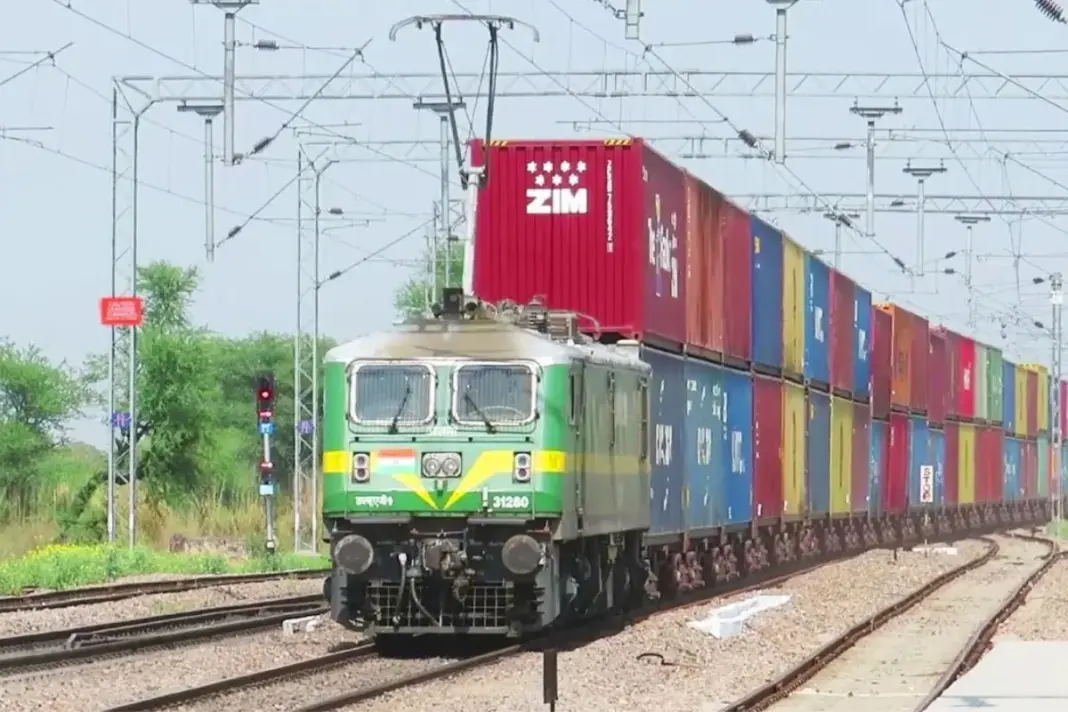 Indian Railways Launches First Container Train With 120-Hour Guaranteed Transit Service