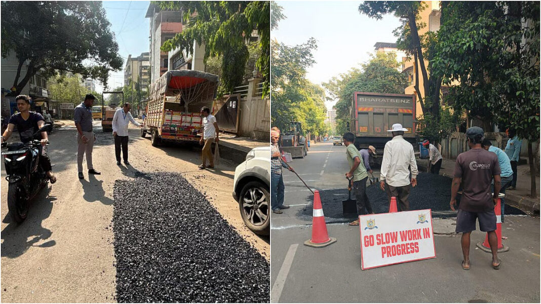 Panvel Municipal Corporation Speeds Up Road Repairs Across Kamothe Kharghar Kalamboli New Panvel