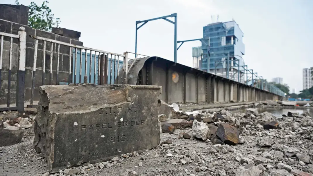 Mumbai Heritage Bridges 1913 Plaque Damaged During Demolition Amid Redevelopment Work