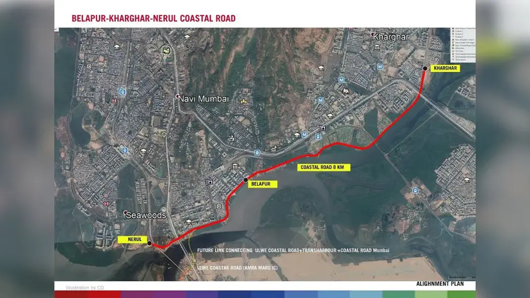 Kharghar Coastal Road Work Set To Commence In Early 2026 Post Clearances