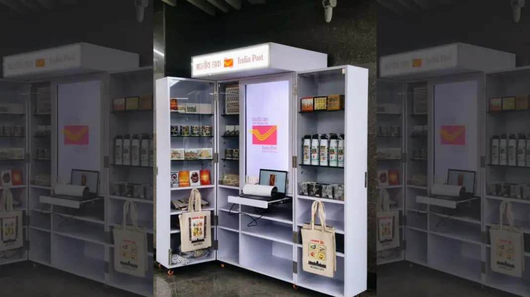 India Post Launches Service Desk And Art Installations At CSMT Aqua Metro Line