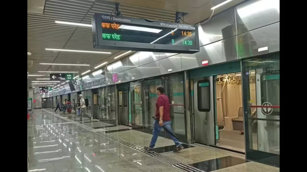 Mumbai Metro 3 Sees One Third Users CSMT Cuffe Parade Stretch