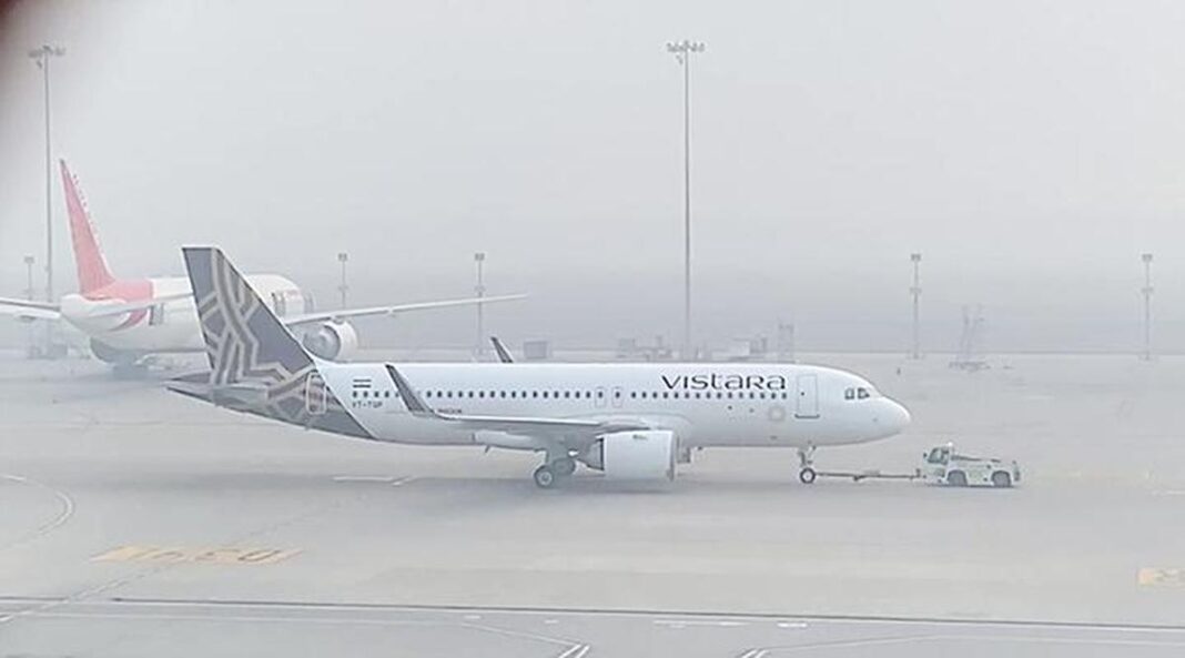 Delhi Fog And Pollution Cancel Ten Flights At IGI Disrupting Air Travel