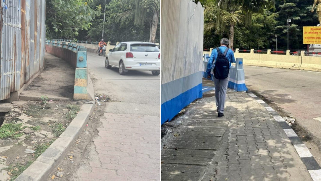 Bengaluru Pedestrian Hazards In Indiranagar Exposed By Canadian Vlogger Video Goes Viral