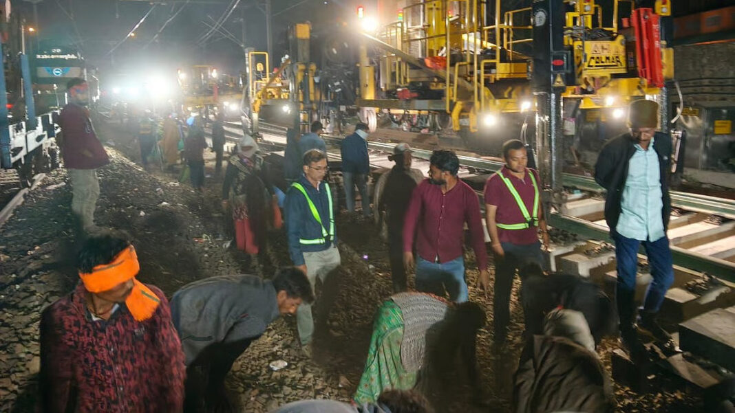 Mumbai Local Network Sixth Line Between Kandivali Borivali Hits Critical Milestone