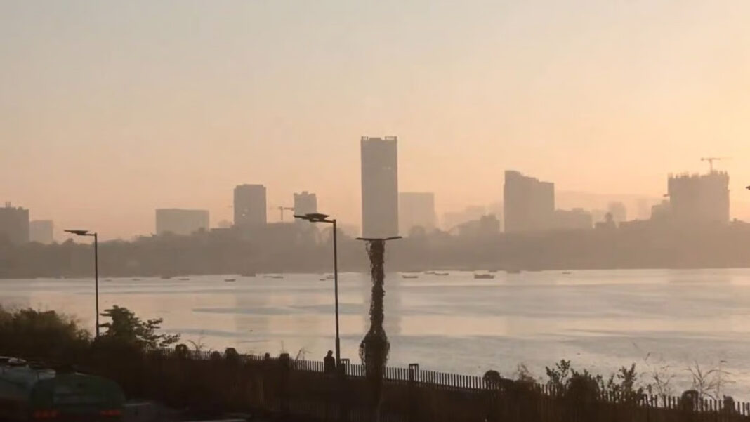Mumbai Wakes Up To Cold Morning Haze Air Quality Remains Poor