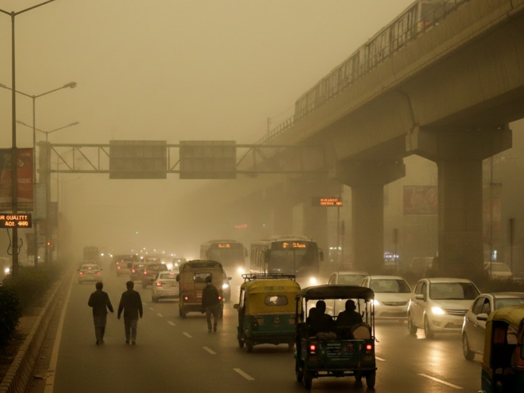 Delhi NCR Fog And Pollution Disrupt Daily Mobility