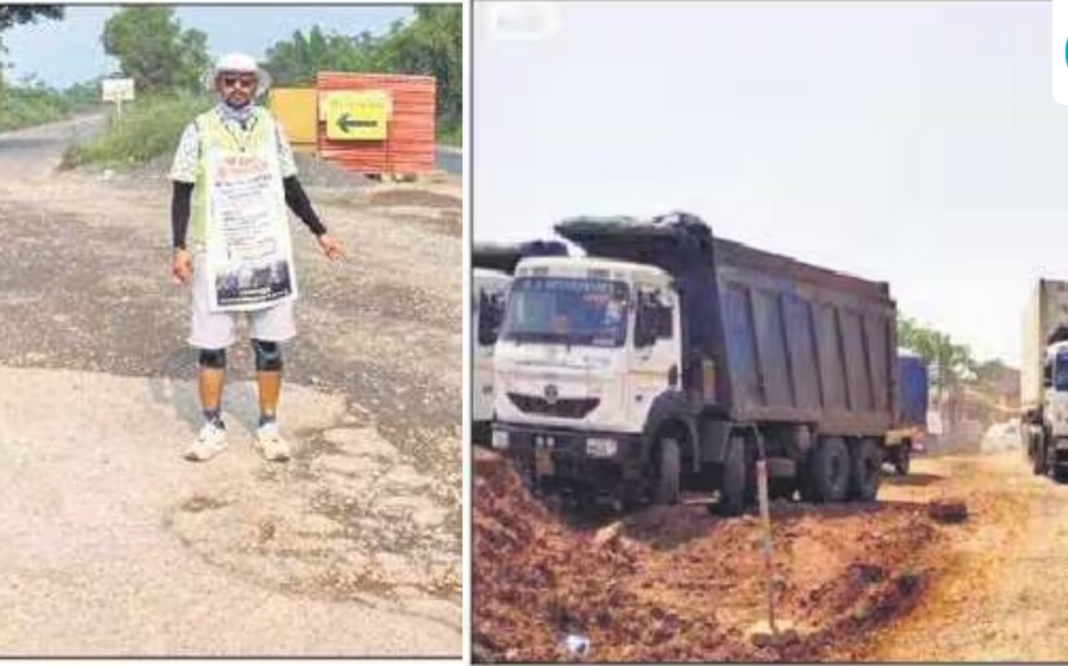 Mumbai Activist Walks 490 Km Along Highway, Submits 59 Point Report