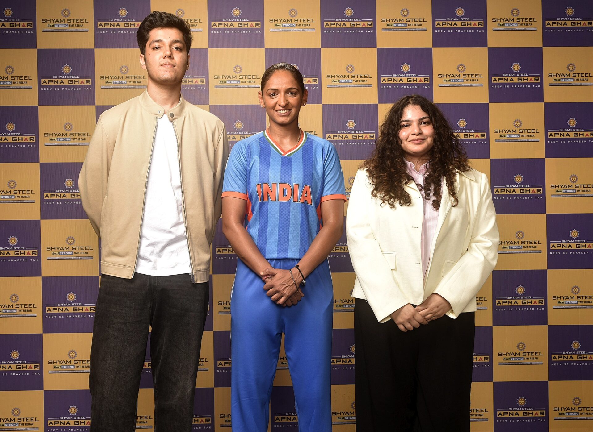 Shyam Steel Partners Harmanpreet Kaur To Promote Inclusive Construction