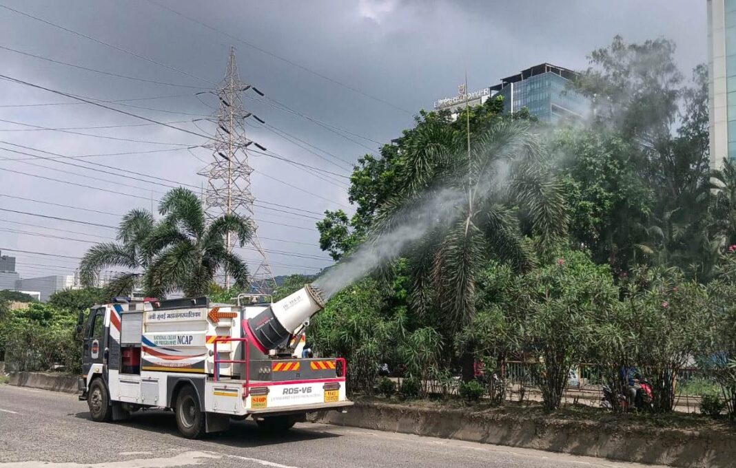 Navi Mumbai Intensifies Dust Control On Major Transport Corridors