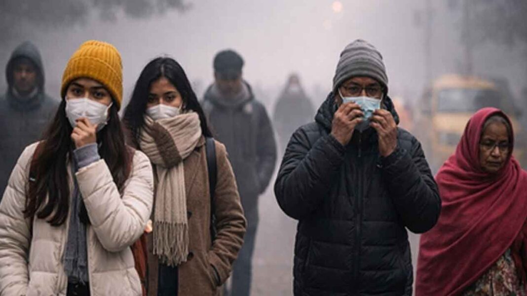 Kolkata winter smog strains public health systems
