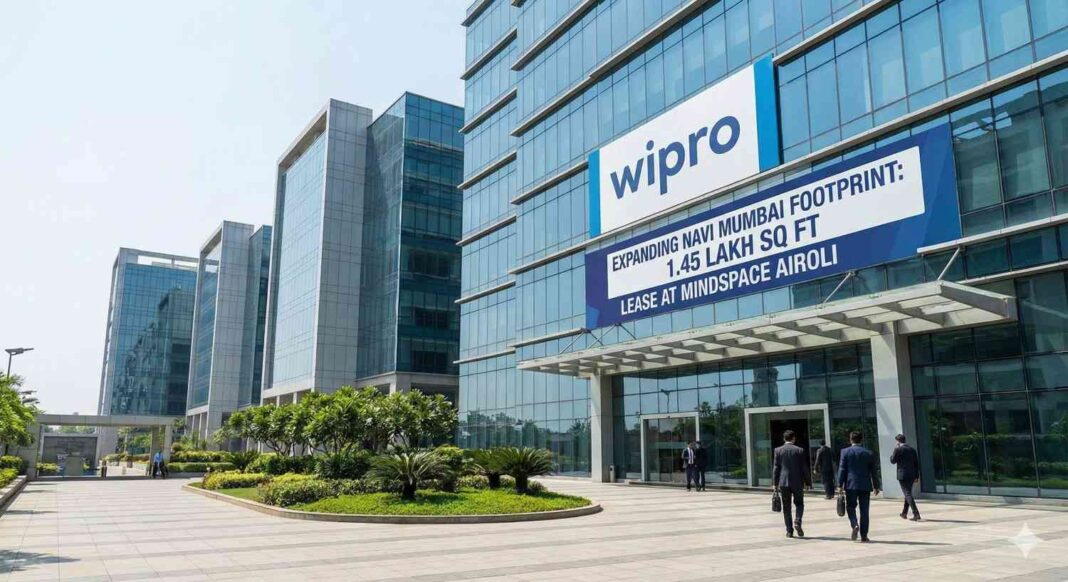 Wipro Leases Large Office Space In Airoli Campus