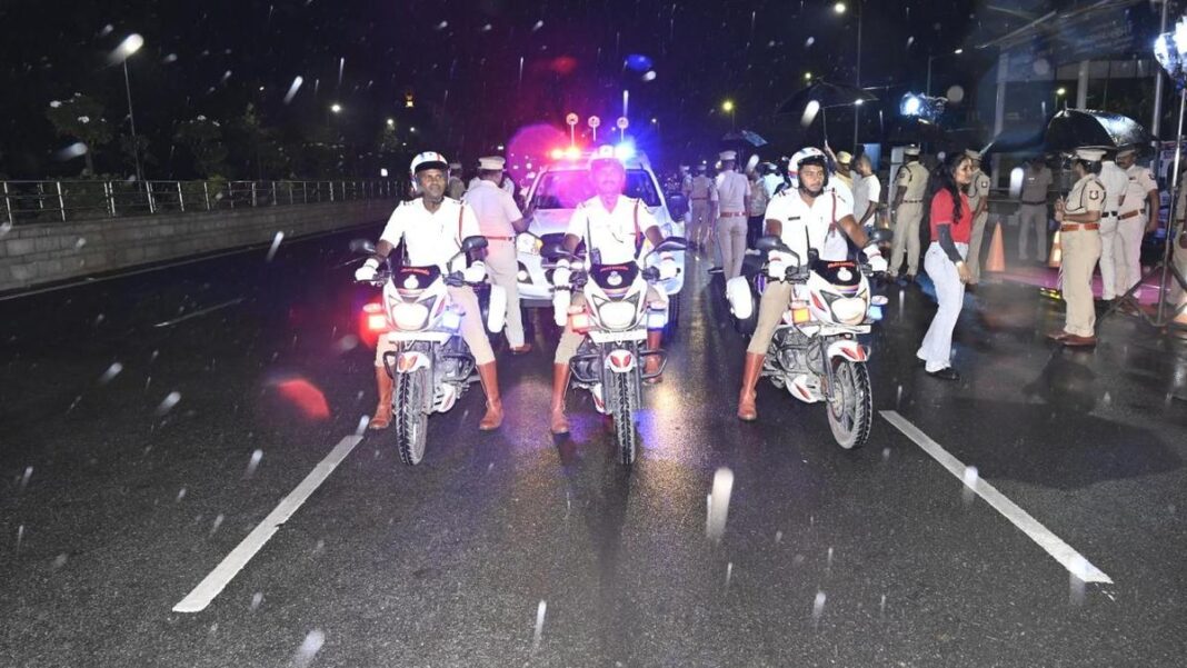 Chennai Traffic Police Super Bike Rally Promotes Safety