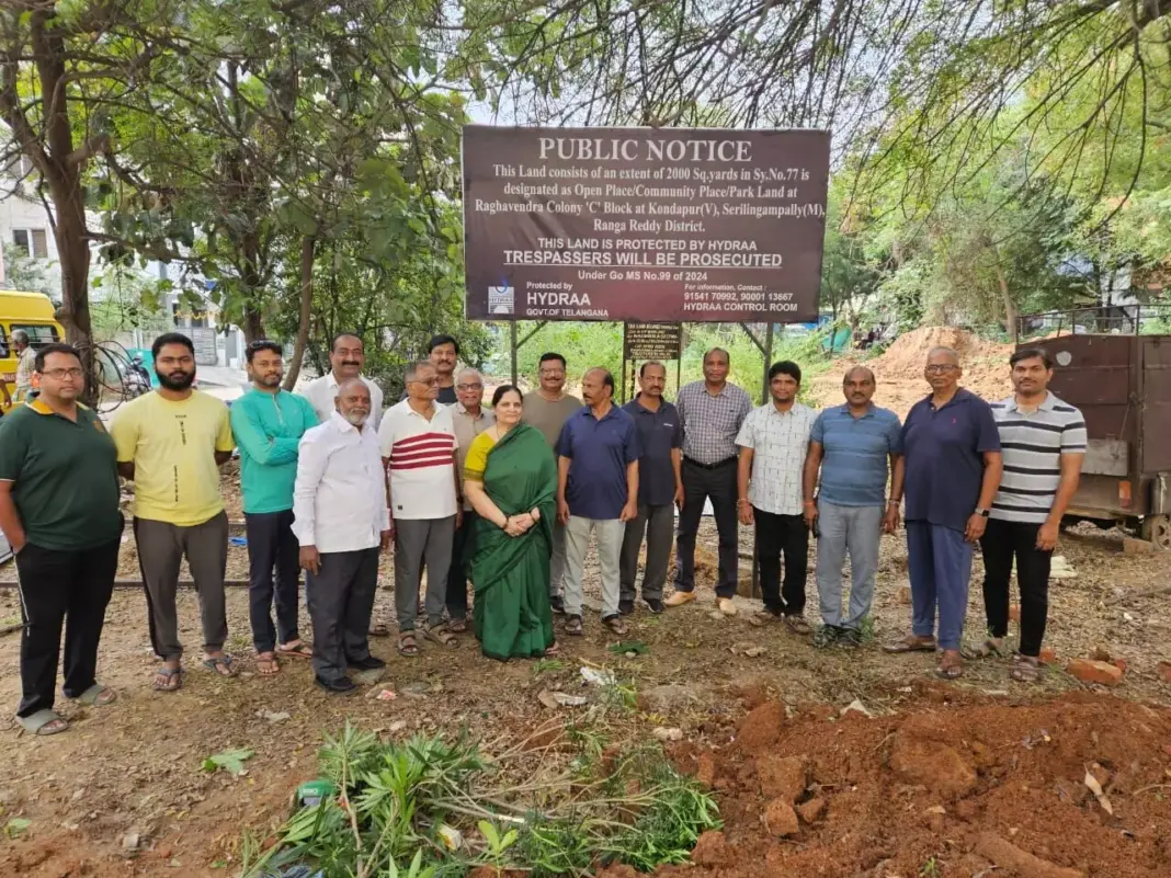 Hyderabad reclaims public land in Kondapur