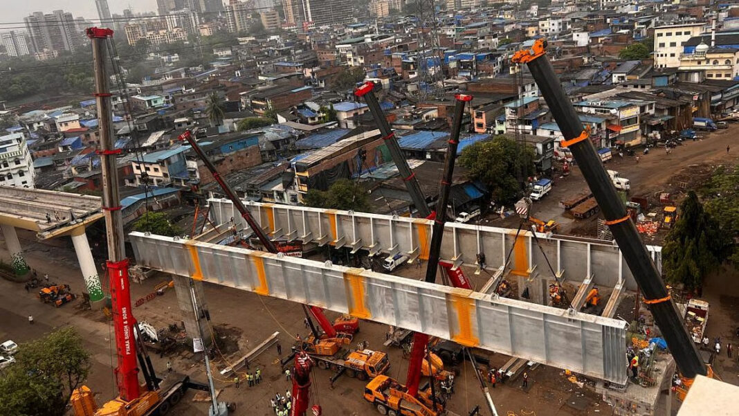 Mumbai Metro Line 4 Advances With Key Bhandup Works