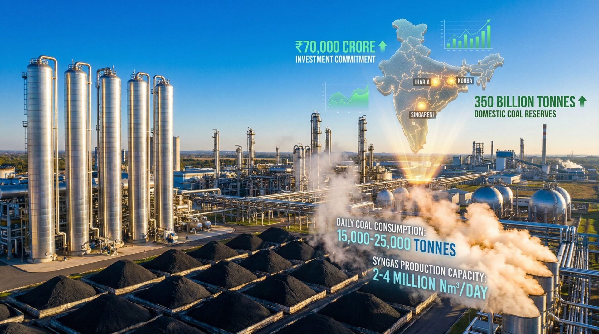 India Adani Group Coal Gasification Project Near Nagpur