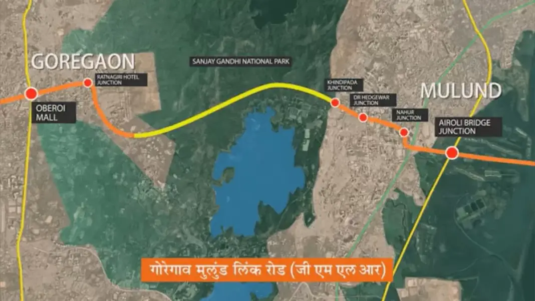 Mumbai Advances Goregaon Mulund Link Road Works