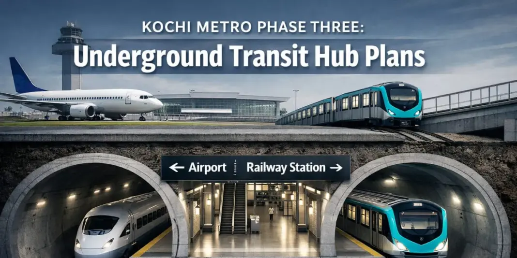 Kochi Plans Underground Transit Hub Expansion