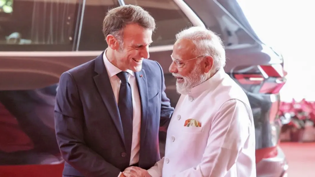 PM Modi & French President Macron Ink Twenty Partnership Deals Strengthening India France Relations