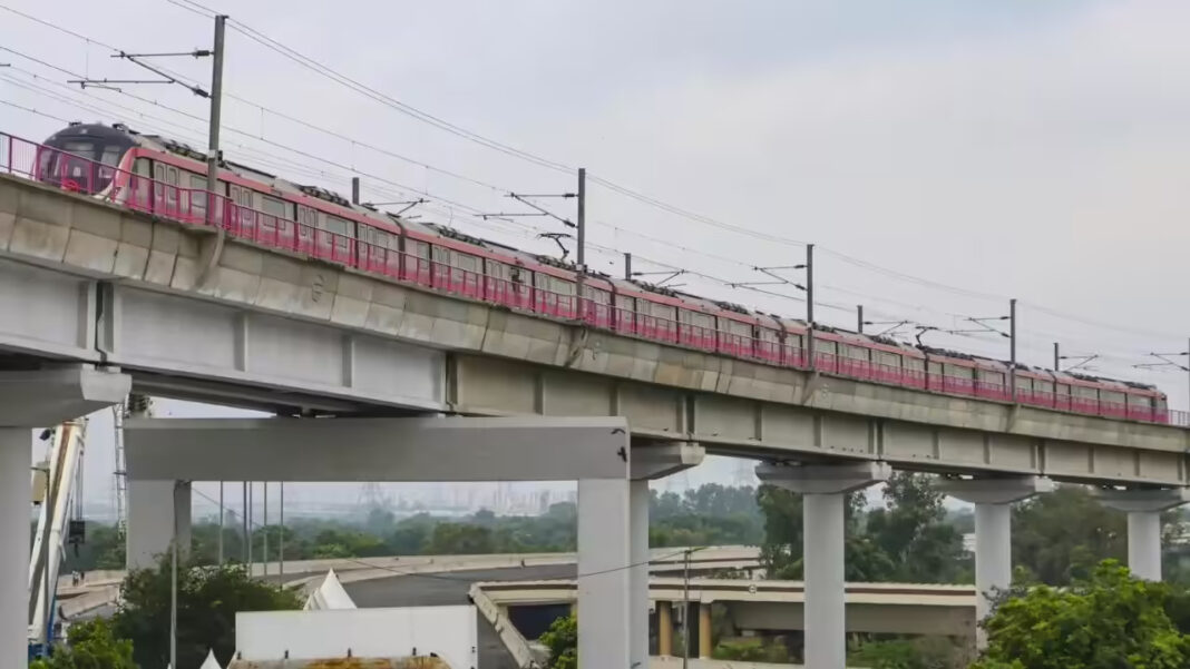 Delhi Metro Pink Line Expands With River Bridge