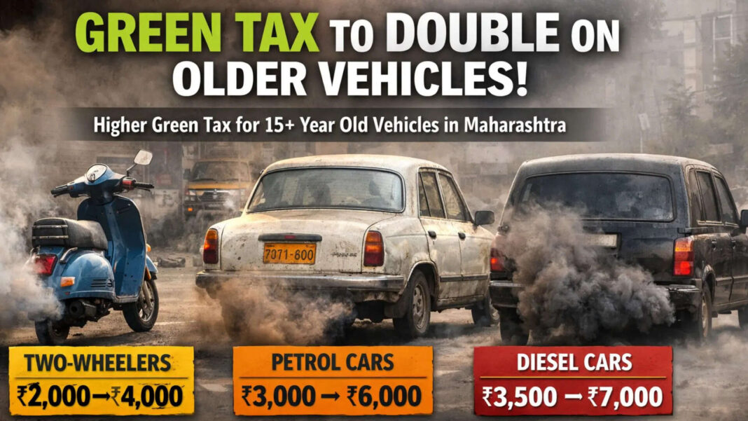 Maharashtra New Tax Policy Targets Ageing Vehicles