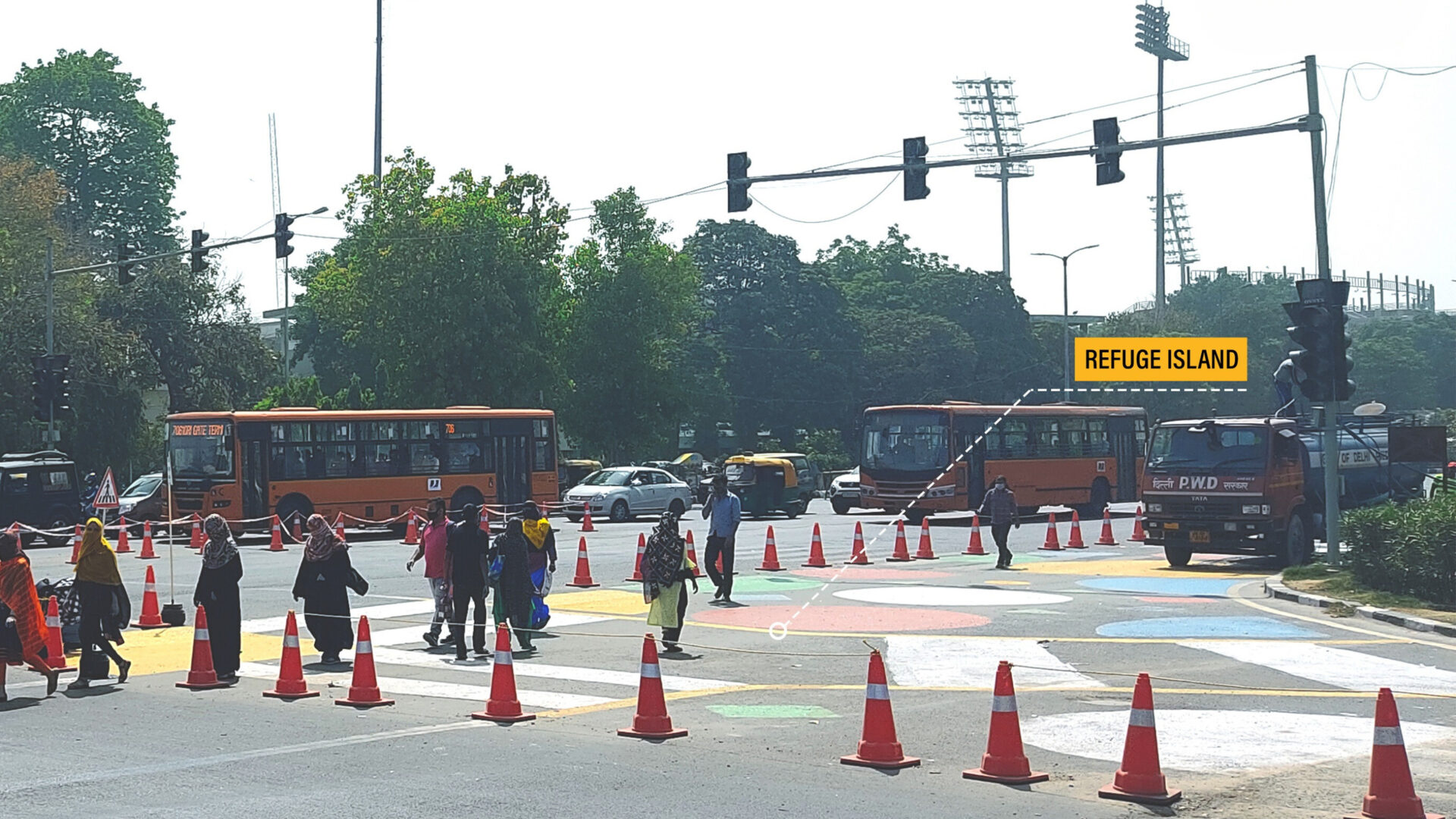 Delhi Enhances Road Network With Intersection Revamp