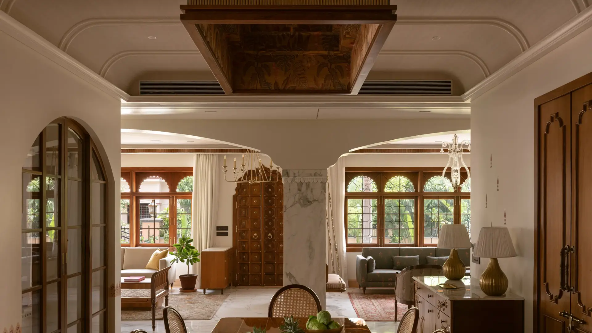 Jaipur Spanish Style Home By RDA Studio Blends Craft