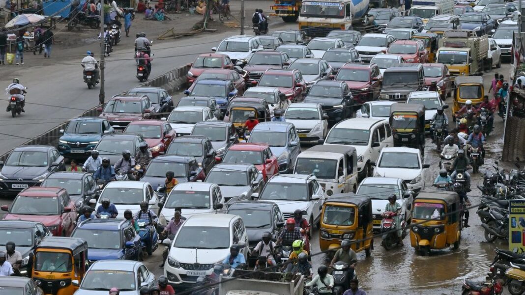 Chennai Traffic Delays Persist At Tambaram Transit Hub
