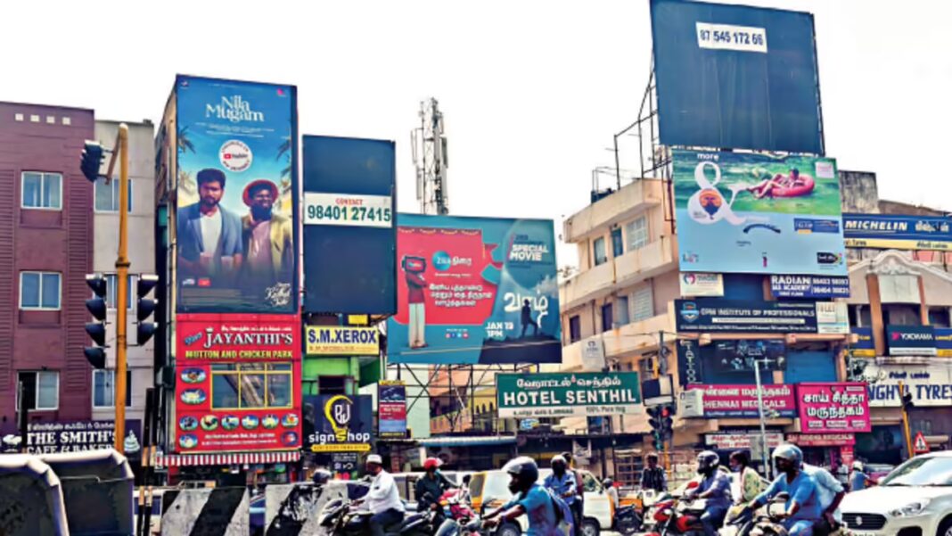 Chennai Targets Unsafe and Unlicensed Hoardings