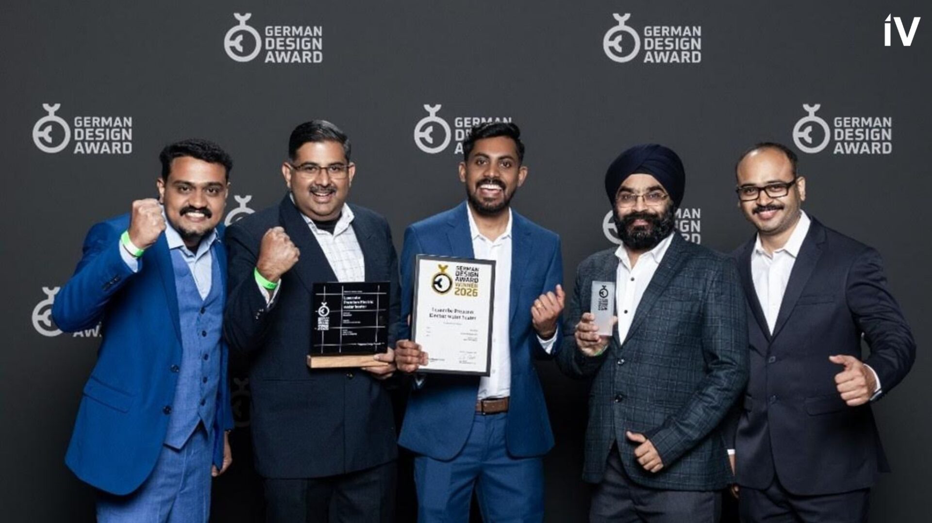 V Guard Water Heater Wins Global Design Honour