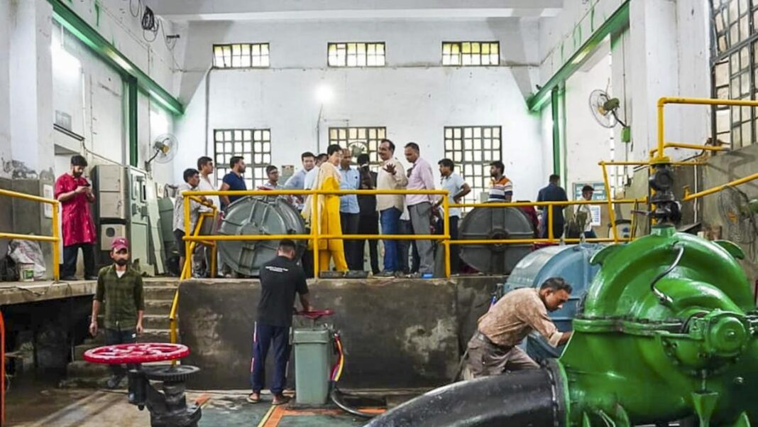 Delhi Chandrawal Plant Repairs Restore City Water Flow