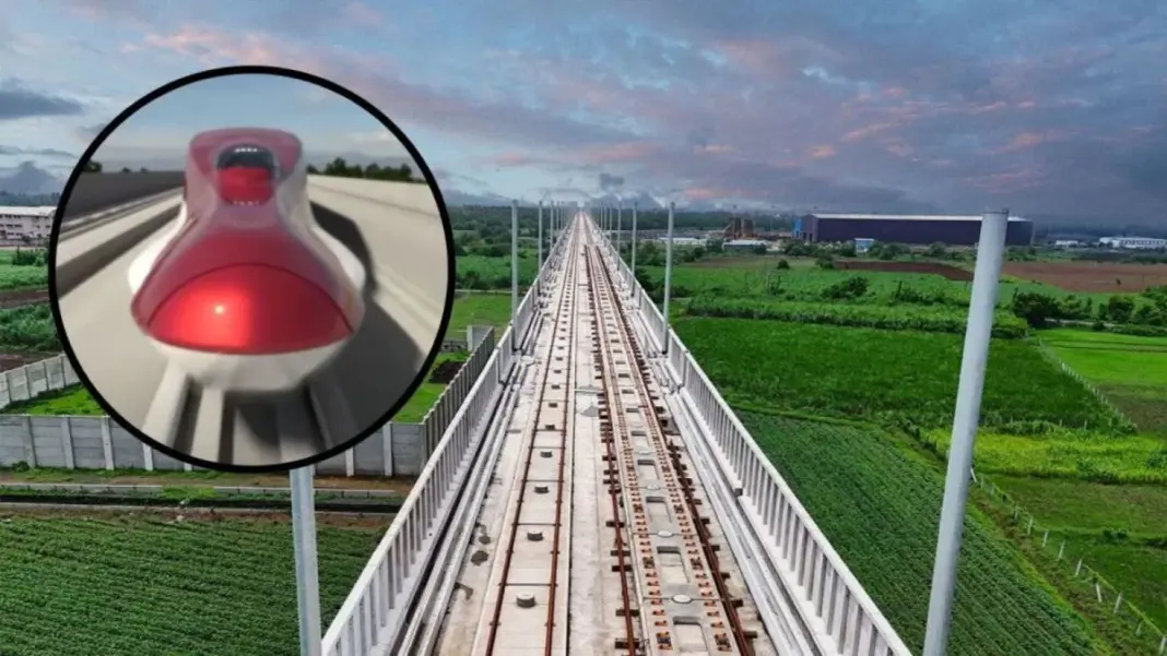 Mumbai Ahmedabad Bullet Train Progress Passes Halfway Stage