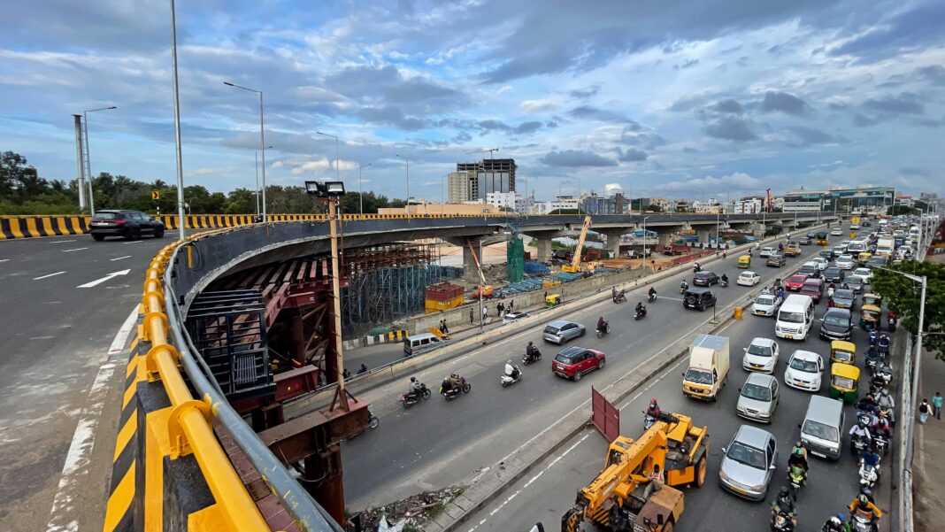 Bengaluru Mysore Road Bridge Repair Slows Traffic