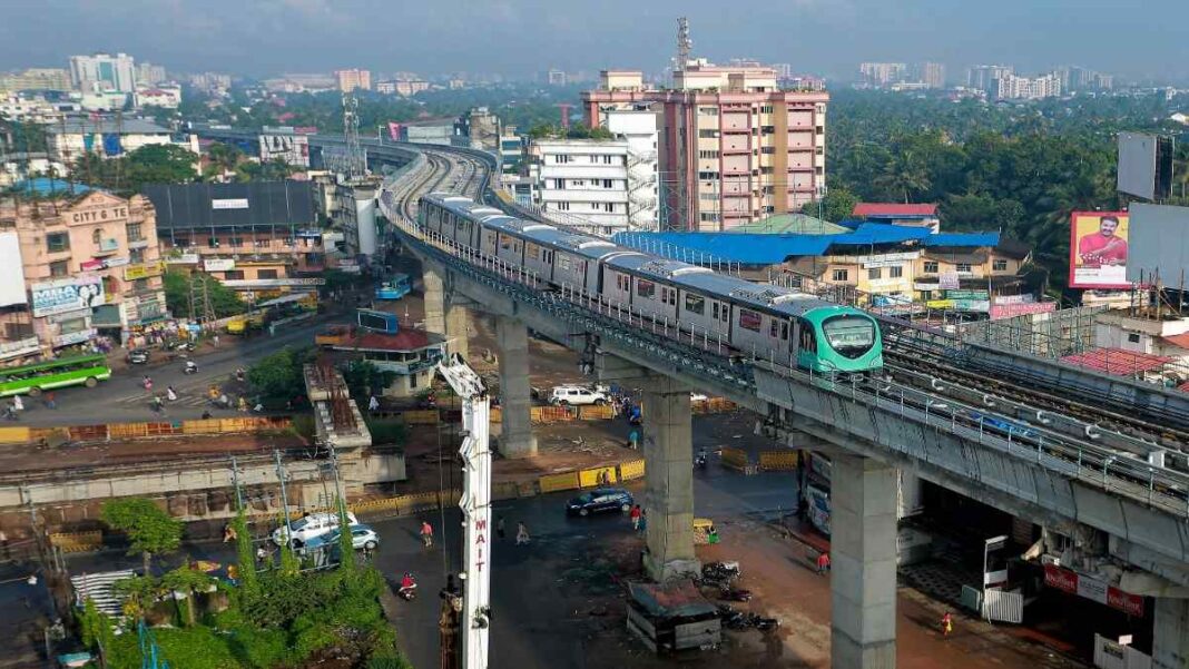 Kochi Metro Pink Line Civil Work Advances