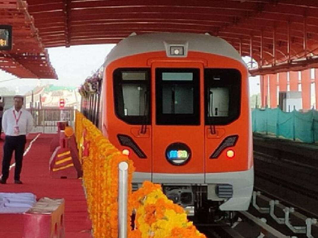 Bhopal Metro Mock Up Coach Shifted