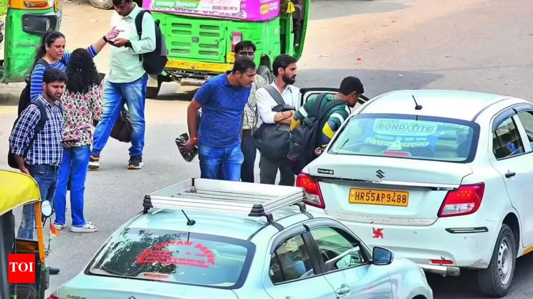 Gurugram Cab Drivers Strike Over Passenger Verification