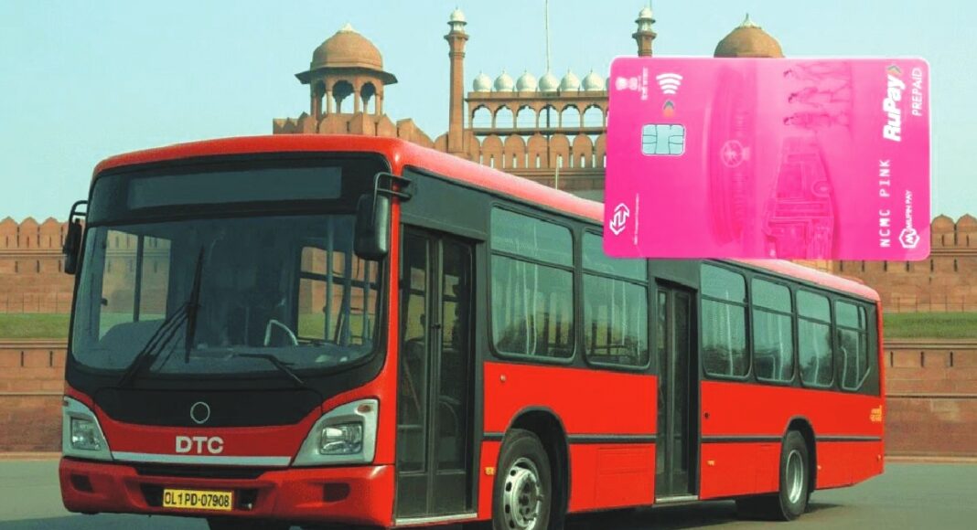 Delhi Pink Bus Tickets Continue During Smart Card Transition