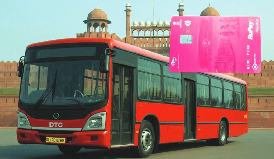 Delhi Pink Bus Tickets Continue During Smart Card Transition