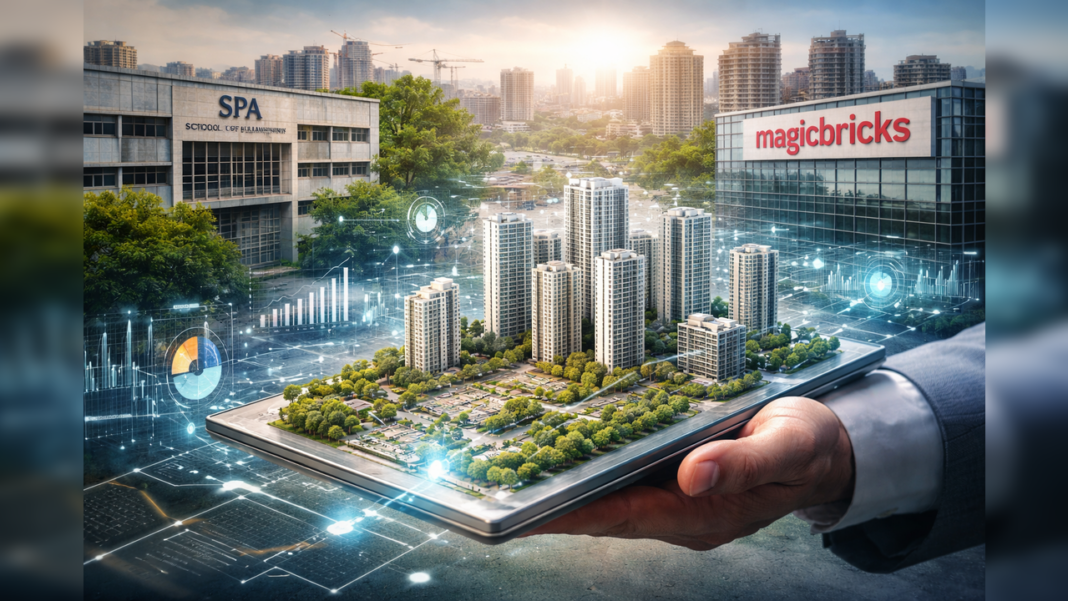 Magicbricks Partners SPA Delhi For Housing Research Initiative