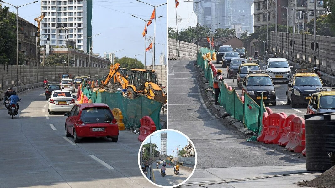 Mumbai Sant Namdev Flyover Work Restores Traffic Flow