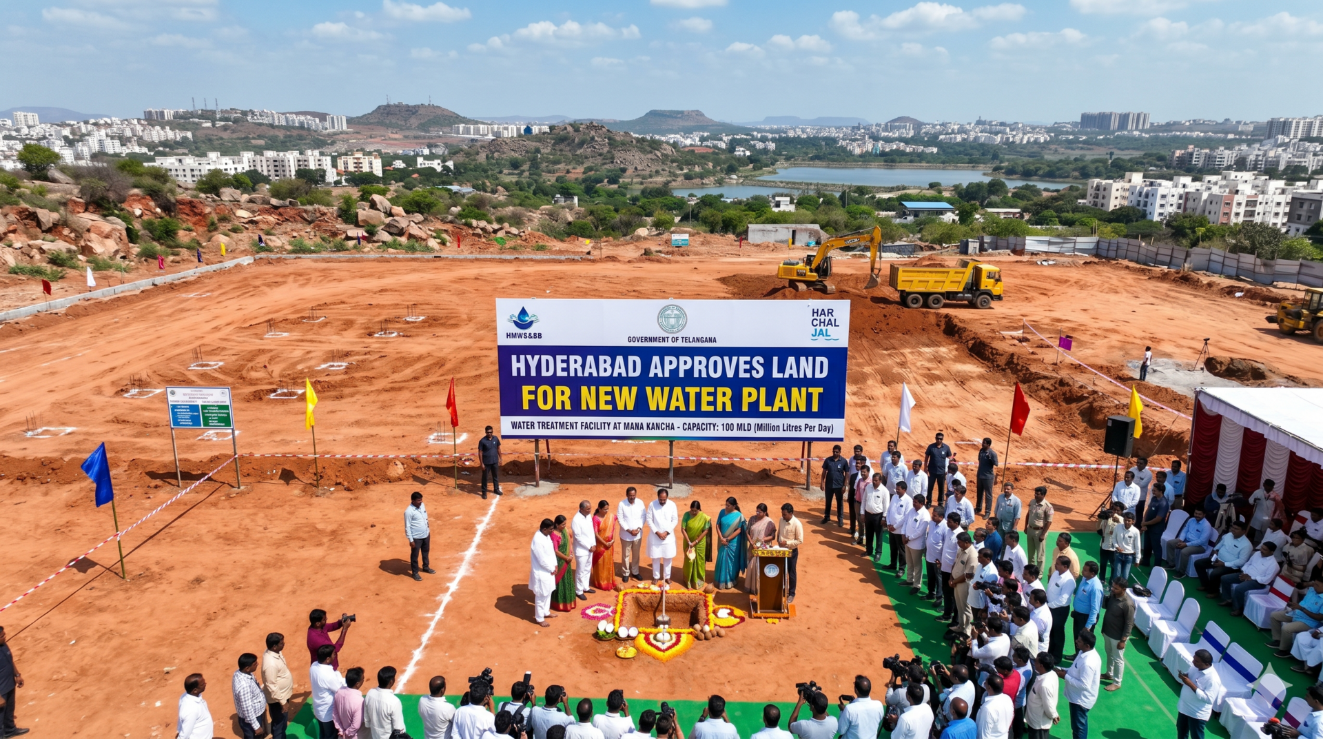 Hyderabad Approves Land For New Water Plant